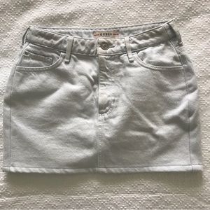 Denim light blue skirt